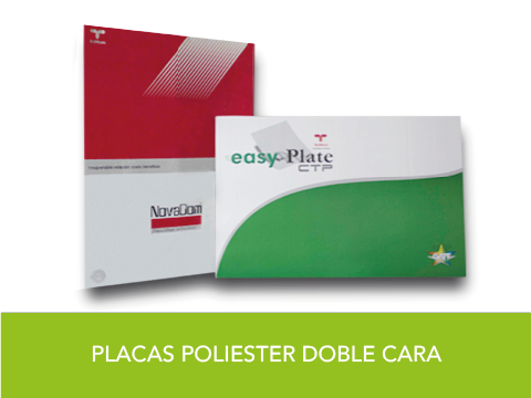 Placa Poliester Doble Cara