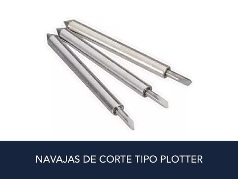 Navajas de corte tipo plotter